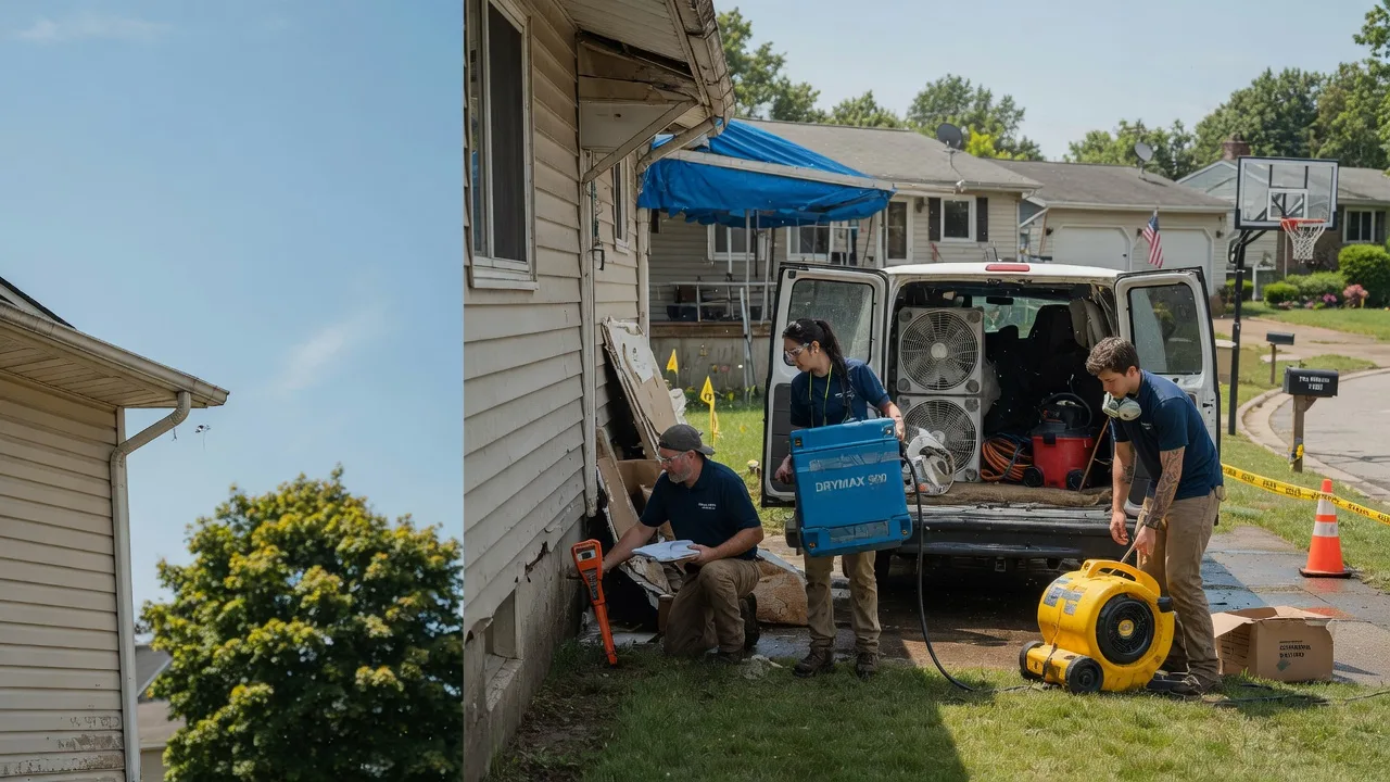 Ceiling Leak Cleanup in Grant, MI near me