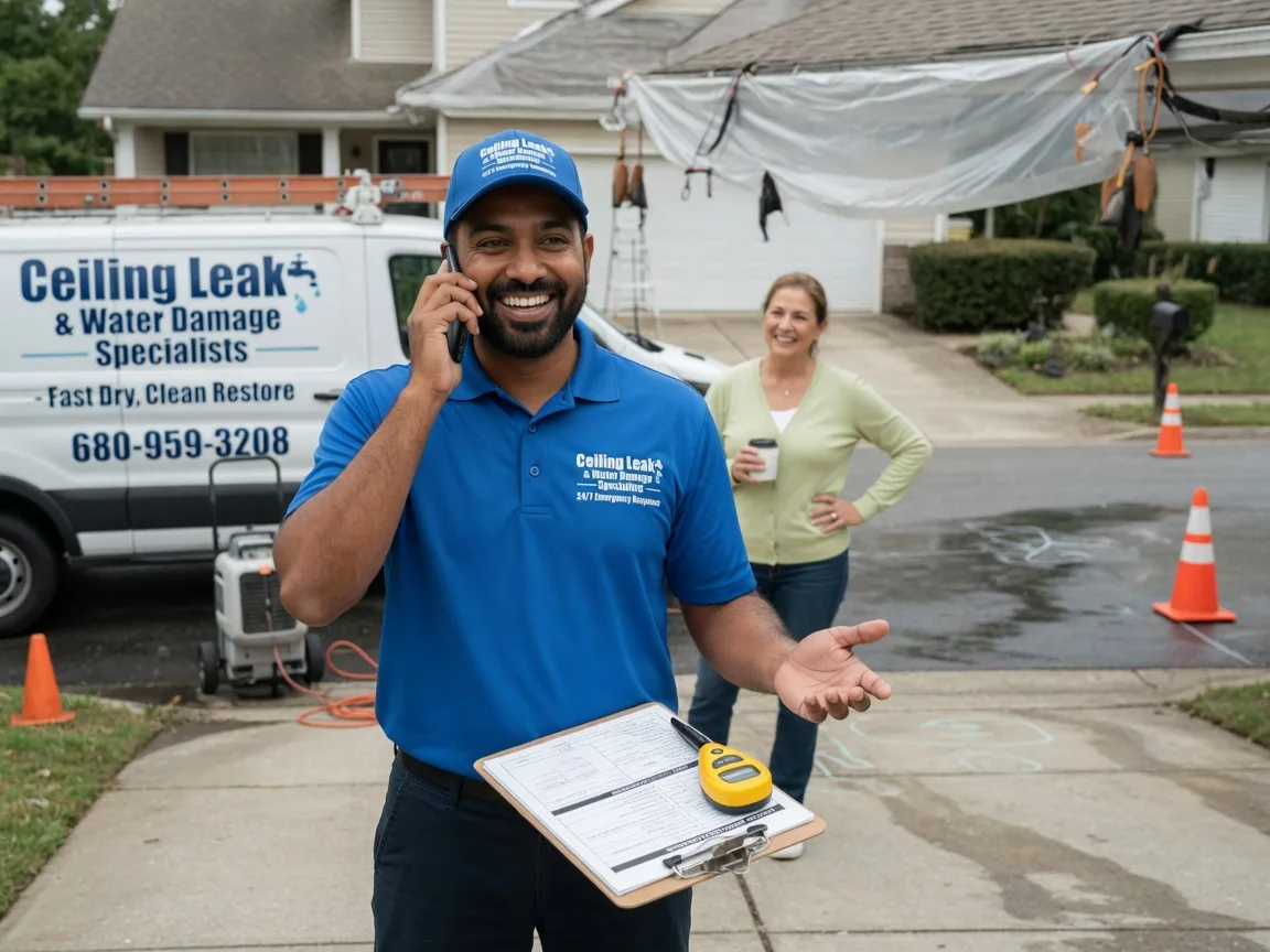 Ceiling Leak Cleanup Grant, MI FAQs